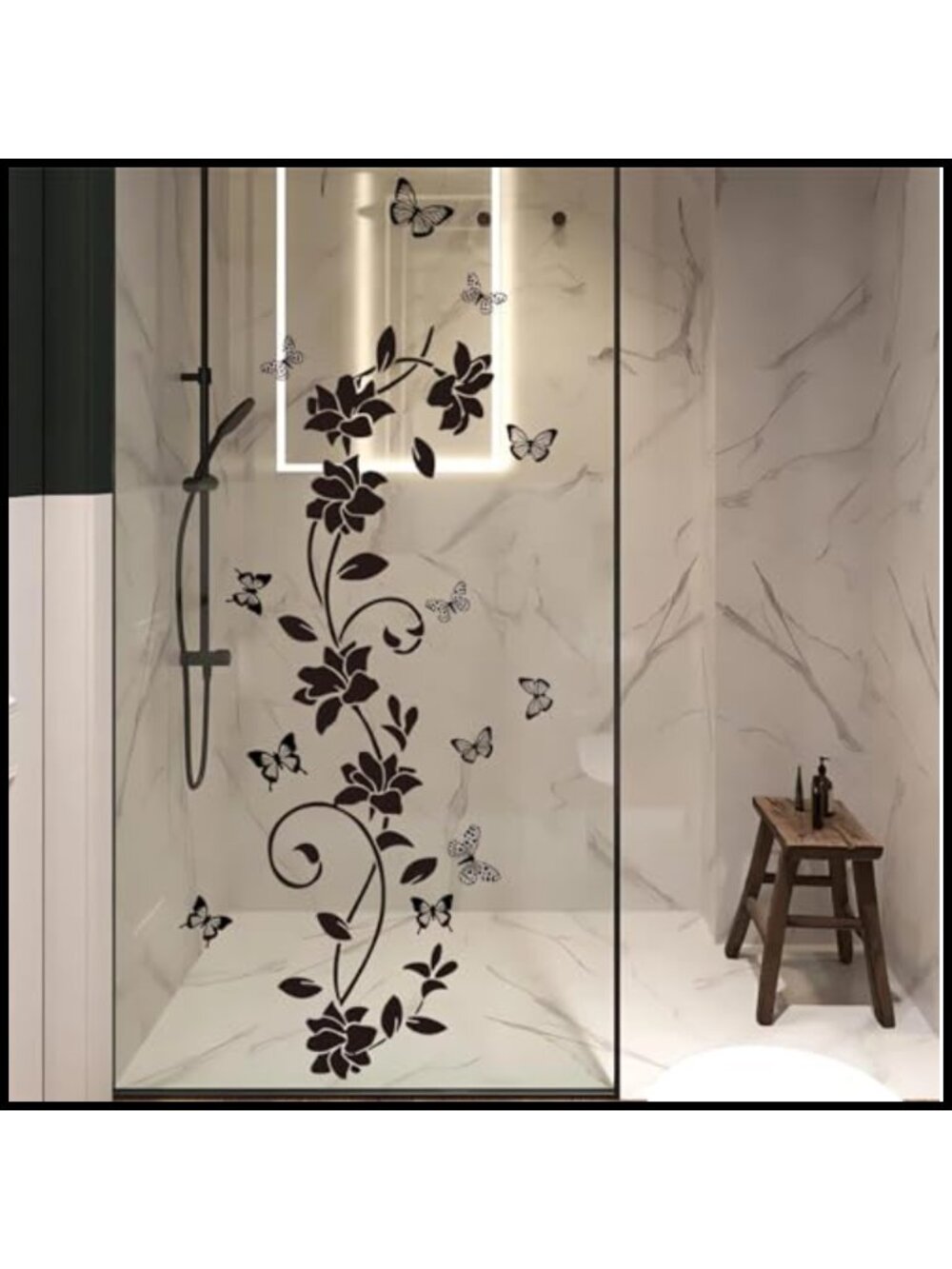 Removable Vinyl Wall Stickers Floral Butterfly Decals Home Decor